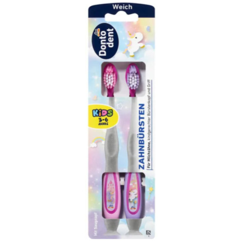 Dontodent зубна щітка для дітей Kids NEW, 2 шт